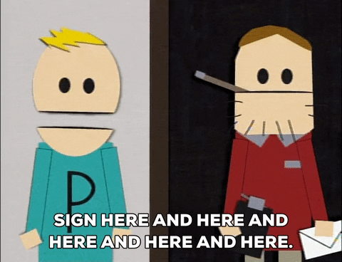 comic spiff of recruitment service level agreement being signed
