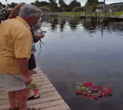 funny, lol, fail, water, fall, flowers, oops, aww, afv, dock, sinks,  sinking Gif For Fun – Businesses in USA