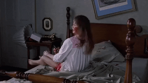 Linda Blair as Regan in The Exorcist