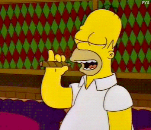 New trending GIF tagged the simpsons simpsons smoking… | Trending Gifs