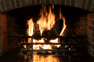 Cozy Fireplace animated GIF