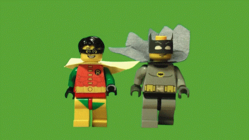 vintage comics batman lego animated GIF