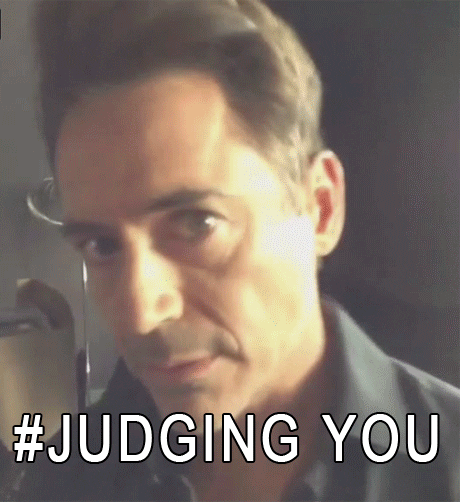 judging you