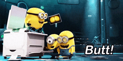Butt Despicable Me animated GIF