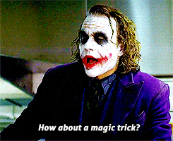 the joker magic trick