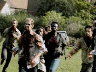 zombies running