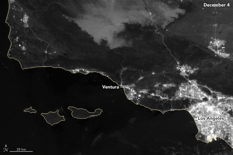 Ventura and Los Angeles County fires