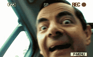 Mr Bean Photo animated GIF