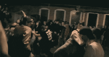 emo mosh dancing