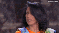 queen hair flip gif by isola dei famosi