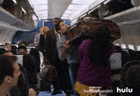traveling the mindy project gif by hulu