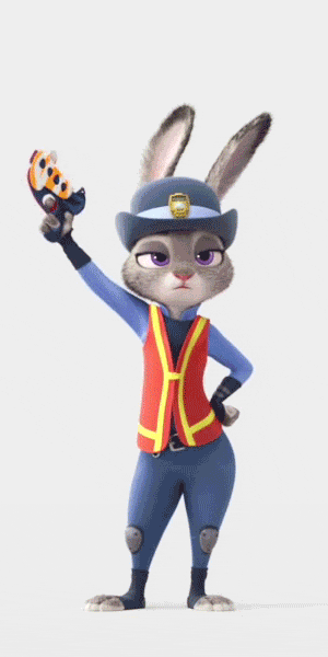 judy hopps disney gif
