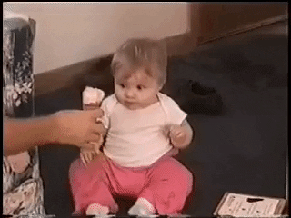 A happy singing baby!