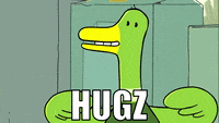 i love you hug gif by cartoon hangover