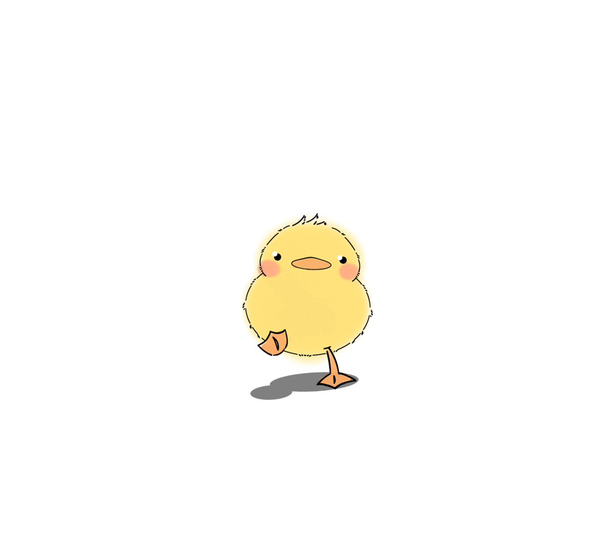 с помощью GIFER  Walking gif, Cute gif, Duck cartoon
