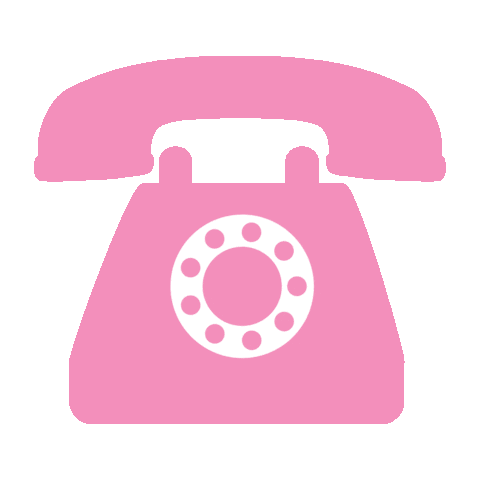 Pink Phone Sticker by de Online Etaleuze