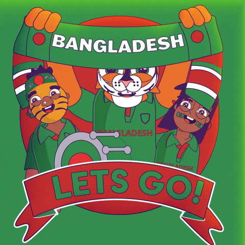 Cricket Bangladesh GIF by Manne Nilsson