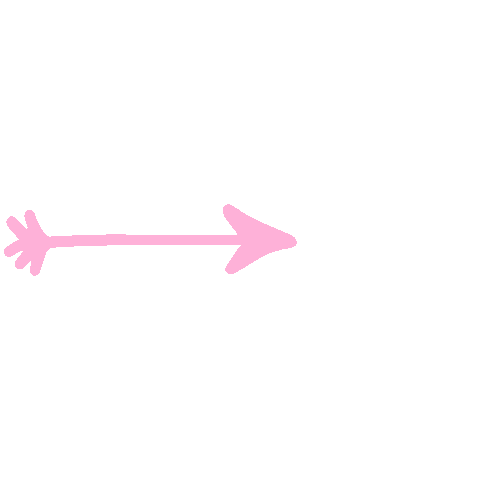 Pink Click Here Sticker by Zelftraktatiesmaken