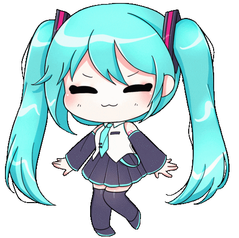 Hatsune Miku Shine Sticker - Find & Share on GIPHY