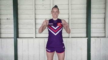 Goal Cain GIF by Fremantle Dockers