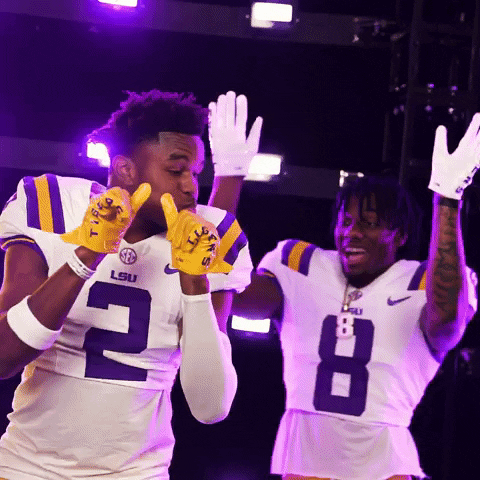 College Football Dancing GIF by LSU Tigers