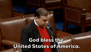 God Bless America Santos GIF by GIPHY News