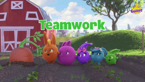 Collaborate Dream Team GIF by Sunny Bunnies - Find & Share on GIPHY