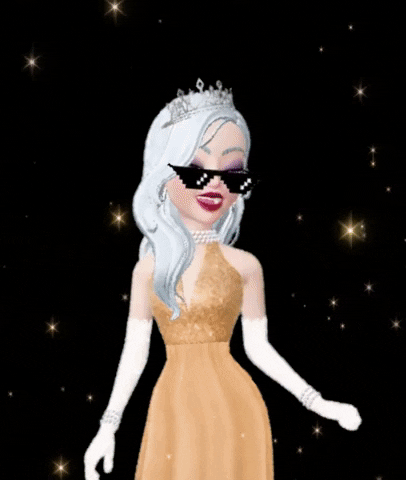 zepeto_official queen sparkle glitter new year GIF
