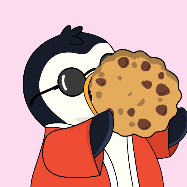 Hungry Cookie Monster GIF by Pudgy Penguins