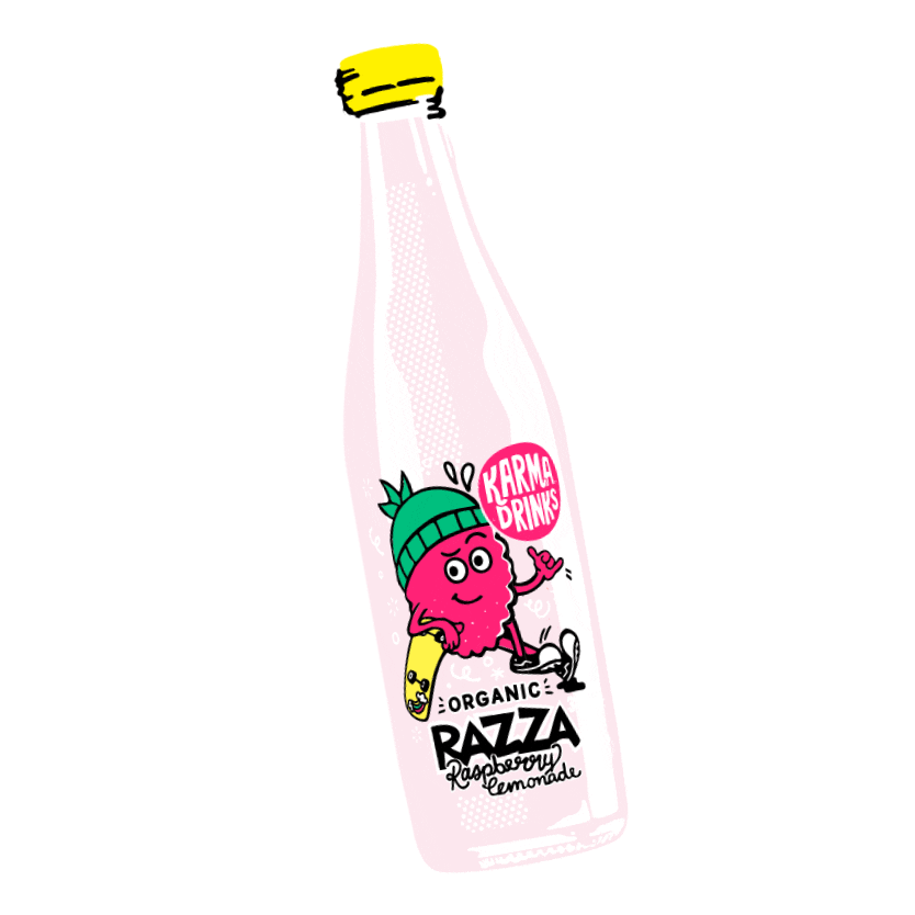 Bottle Lemonade Sticker by Karma Cola
