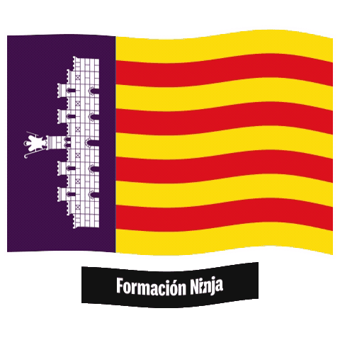 Illes Balears Flag Sticker by Formación Ninja
