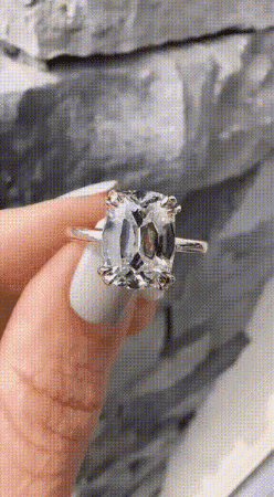ShivShambuDiamonds diamond ring emerald diamond ring GIF