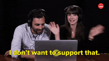 Support Disagree GIF by BuzzFeed