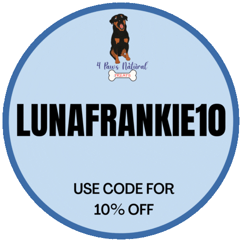 Dogtreats Sticker by 4 Paws Natural Treats