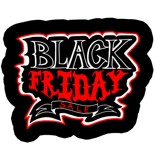 Black Friday Sale Sticker by whadafunk