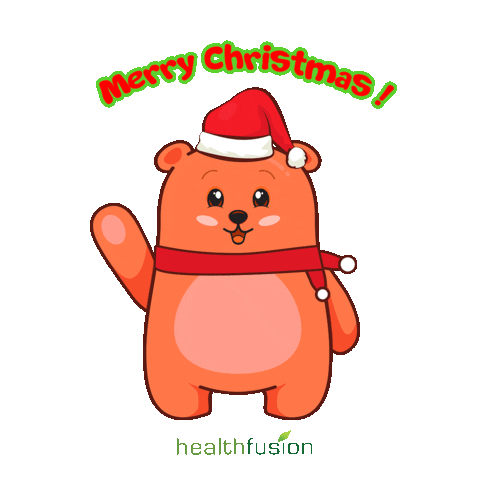 Merry Christmas Sticker by Health Fusion