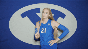 Volleyball No GIF by BYU Cougars