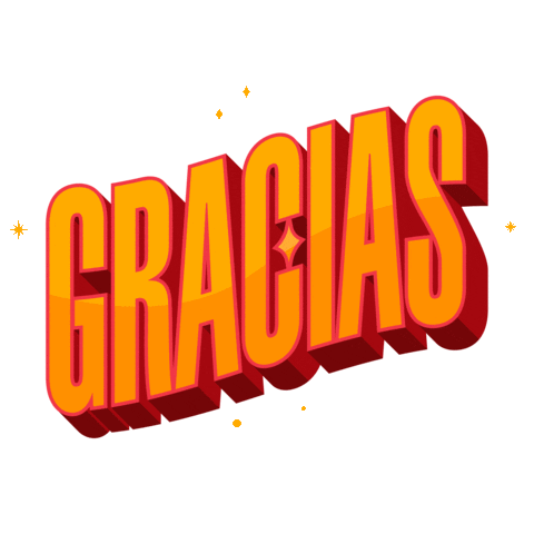 Thanks Gracias Sticker