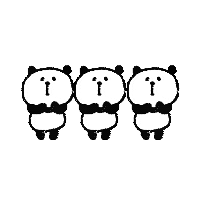 Happy Panda Sticker by yoyoyon