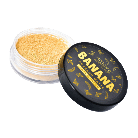 Polvo Banana Sticker by amore cosméticos