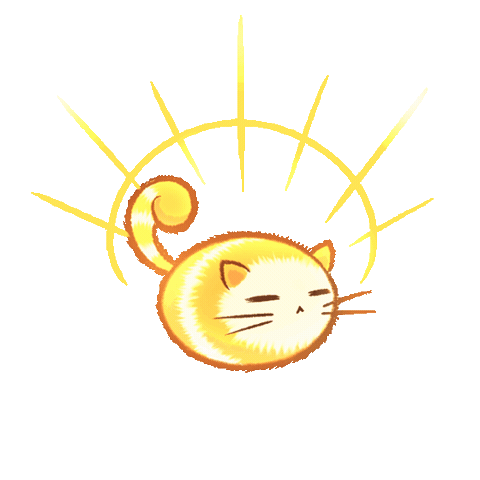 Cat Angel Sticker