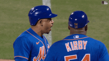 Happy Celebration GIF by New York Mets