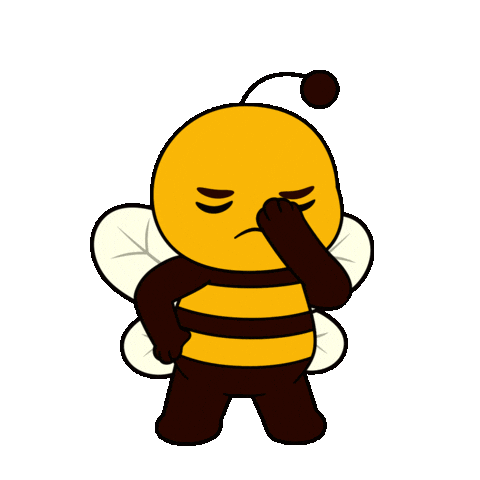 For Real Ugh Sticker by Plan Bee Studios