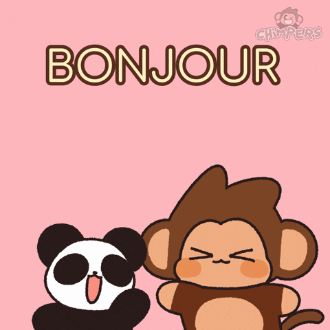 Good Morning Hello GIF by Chimpers