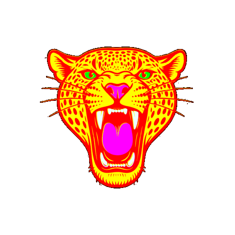 Power Tiger Sticker by CATALINA ESTRADA