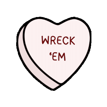 Wreck Em Sticker by TTU MVP