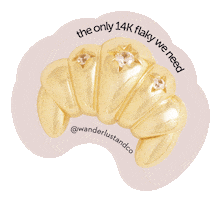 Wco Croissant Sticker by Wanderlustandco
