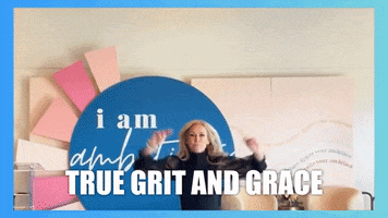 truegritandgrace dancing excited unstoppable true grit GIF