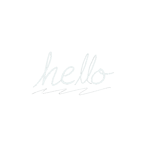 Weiss Hello Sticker