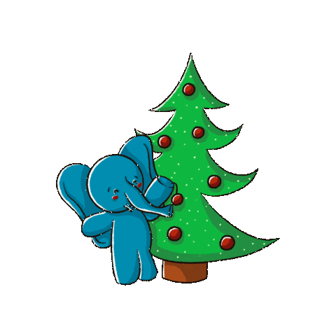 Merry Christmas Sticker by Dramblys